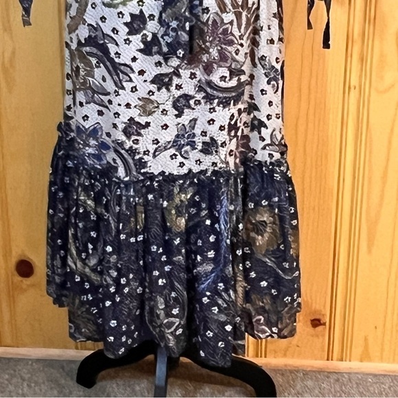 Cara Cara Round Hill Batik Midi Dress Sz-S - Picture 9 of 12